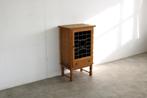 vintage vitrinekastje | kastje | Kjaernulf | eiken, Huis en Inrichting, Met deur(en), Timbeije@hotmail.com, Zo goed als nieuw