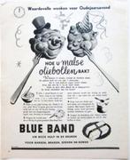 28 vintage advertenties reclames Blue Band 35-78 oliebollen, Overige typen, Gebruikt, Ophalen