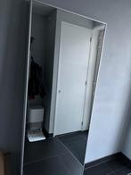 IKEA Hovet Spiegel - Aluminium, Huis en Inrichting, Woonaccessoires | Spiegels, Ophalen of Verzenden, Zo goed als nieuw, 75 tot 100 cm