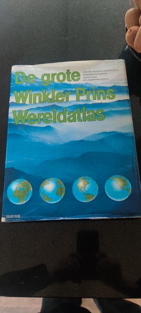 De Grote Winkler Prins Wereldatlas, Boeken, Atlassen en Landkaarten, Bosatlas, Wereld, 1800 tot 2000, Ophalen of Verzenden
