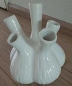 Mooie witte tulpen vaas, Ophalen, Zo goed als nieuw, Wit, Minder dan 50 cm
