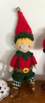 * Gehaakte KERST poppen figuren vredesduif kabouter engel ea, Ophalen of Verzenden, Nieuw, Haken, Overige typen