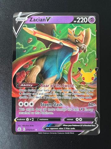 Zacian V 016/025 beschikbaar voor biedingen