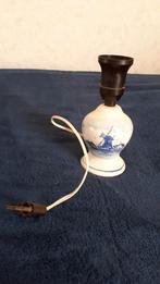 Kleine vintage tafellamp met molen, Ophalen, Koper of Brons