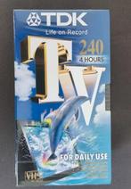 4 lege VHS videobanden TDK 240, Ophalen of Verzenden, Zo goed als nieuw, Videoband