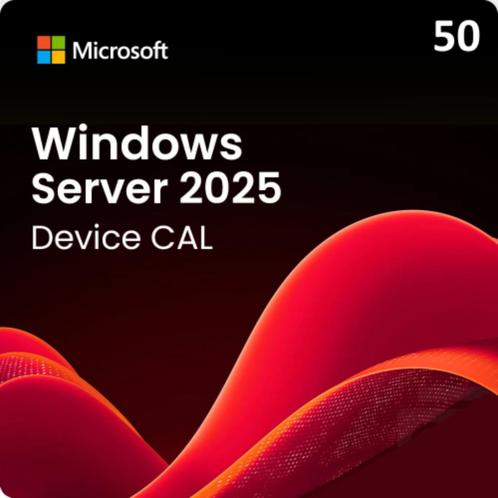 Windows Server 2025 - 50 RDS Device Cals, Computers en Software, Besturingssoftware, Nieuw, Windows, Ophalen of Verzenden