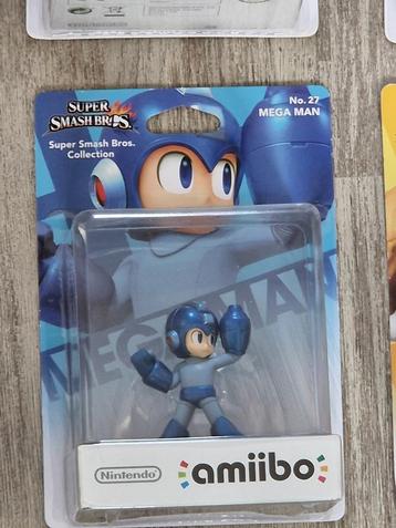 amiibo Mega Man Super Smash Bros serie nummer 27 beschikbaar voor biedingen