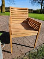 teak houten tuinstoel stoelen hardhouten stoel diverse soort, Nieuw, Hout, Ophalen