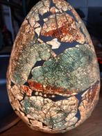 Glazen mozaïeklamp, lamp, tafellamp eivorm, Huis en Inrichting, Ophalen of Verzenden