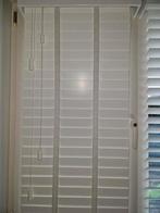 Houten jalouzie met ladderband wit 113x48,5, Ophalen of Verzenden, Zo goed als nieuw, Wit, Minder dan 100 cm