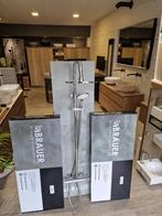 Brauer set 2 regendouche opbouw chroom 5-CE-240, Doe-het-zelf en Verbouw, Sanitair, Ophalen of Verzenden, Nieuw, Chroom, Douche