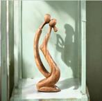 Beeld hout verliefd paar, Ophalen of Verzenden