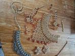 Indiase sieraden, Ophalen of Verzenden, Gebruikt, Overige kleuren, Overige materialen