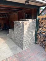 Betonklinkers met granieten bovenlaag, Tuin en Terras, Tegels en Klinkers, Ophalen, Gebruikt, Klinkers, 10 m² of meer