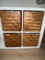 Ikea kallax bakken bullig 4 stuks, Huis en Inrichting, Ophalen, Met plank(en), Gebruikt, 100 tot 150 cm