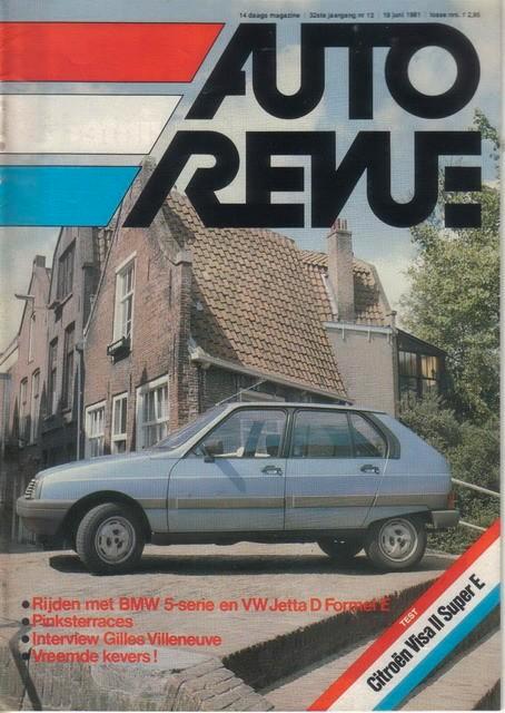 Autorevue 13 1981 : BMW 5 E28 - VW Kever - Jetta Formel E, Boeken, Auto's | Folders en Tijdschriften, Gelezen, Algemeen, Ophalen of Verzenden