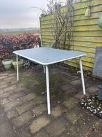 Gratis IKEA tuintafel met glazen plaat, Ophalen of Verzenden, Gebruikt, Rechthoekig, Aluminium