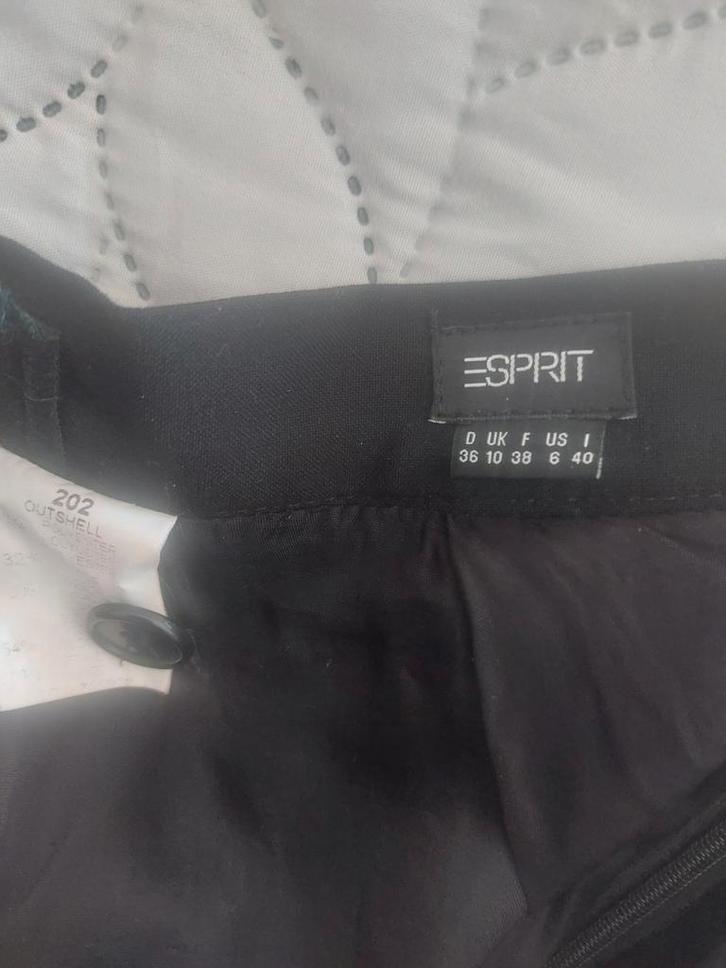 Zwarte Esprit rok - maat 36, Kleding | Dames, Rokken, Zo goed als nieuw, Maat 36 (S), Zwart, Knielengte, Ophalen of Verzenden