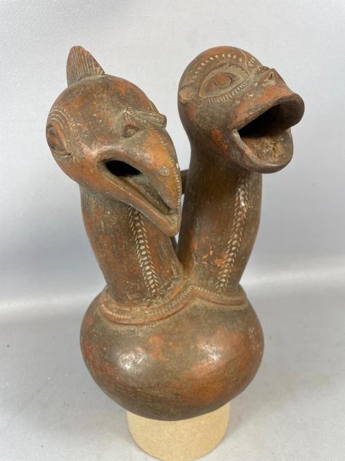 221211 Terracotta Afrikaans Mambila pottery uit Nigeria., Antiek en Kunst, Kunst | Niet-Westerse kunst, Ophalen of Verzenden