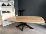 Nieuwe Deens ovale eiken salontafel, Ophalen, Eikenhout, Nieuw, 50 tot 100 cm
