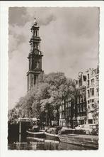 AMSTERDAM WESTERTOREN GRACHT BOTEN AUTO LEYLAND VERHEUL BUS, Ophalen of Verzenden, 1960 tot 1980, Ongelopen, Noord-Holland