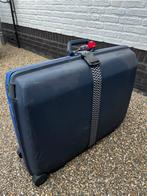 Samsonite Oyster Blauwe Koffer - 2 Wielen, Sieraden, Tassen en Uiterlijk, Koffers, Gebruikt, Hard kunststof, 45 tot 55 cm, Uitschuifbare handgreep