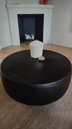 metalen salontafel, Huis en Inrichting, Tafels | Salontafels, Gebruikt, 50 tot 100 cm, Rond, Minder dan 50 cm