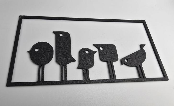 Decoratiebord met vogeltjes, Huis en Inrichting, Overige Huis en Inrichting, Nieuw, Ophalen of Verzenden