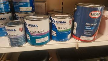 Sigma, Glidden verf en primer beschikbaar voor biedingen
