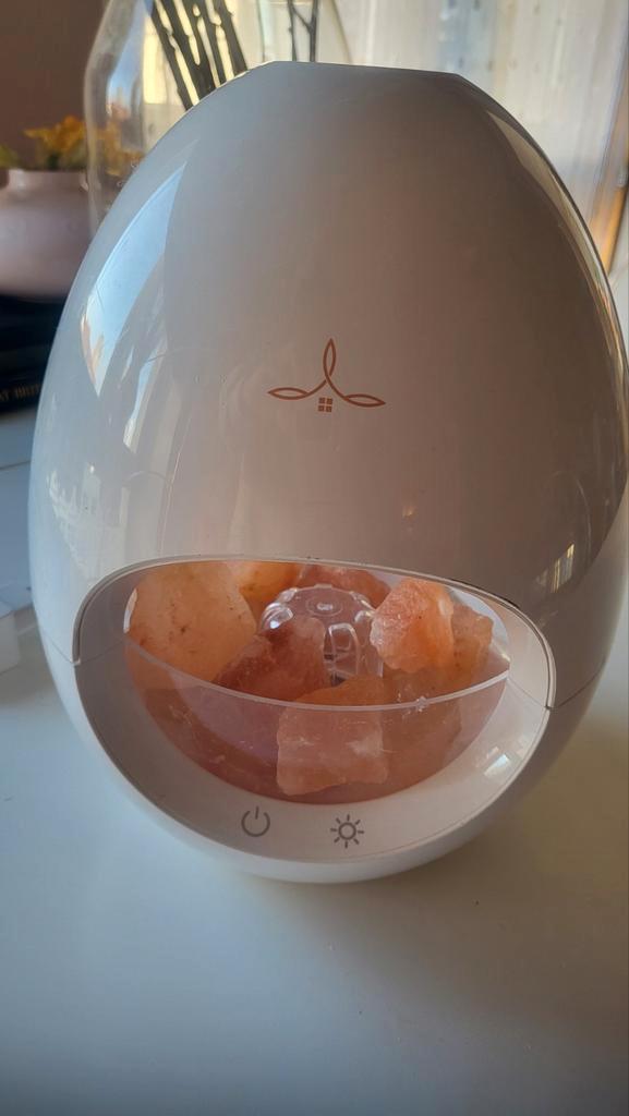 Himalaya Zeezout Aroma Diffuser met Licht, Huis en Inrichting, Woonaccessoires | Overige, Zo goed als nieuw, Ophalen