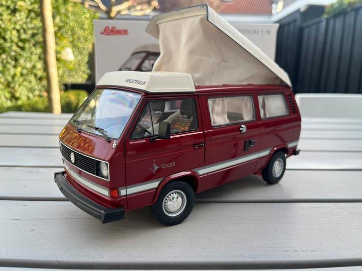 Volkswagen T3 Westfalia Joker Camper | Schuco 1:18, Hobby en Vrije tijd, Modelauto's | 1:18, Zo goed als nieuw, Auto, Overige merken