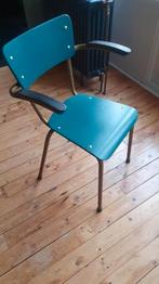 Vintage stoel in Gispen Stijl bakelieten armleggers., Ophalen, Gebruikt, Overige kleuren, Vintage