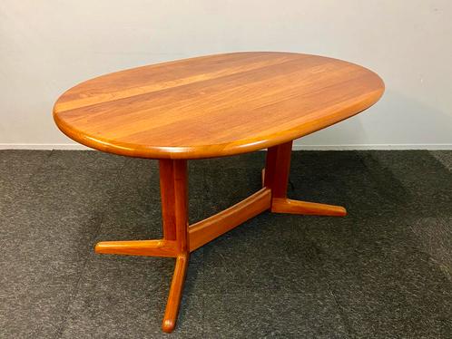 Korup design tafel vintage midcentury teak Deens Design, Huis en Inrichting, Tafels | Eettafels, Zo goed als nieuw, 50 tot 100 cm
