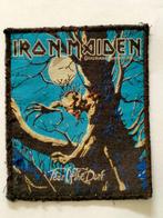 Iron Maiden fear of the Dark 1992 vintage metal muziek patch, Ophalen of Verzenden, Gebruikt, Kleding