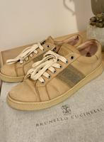 Brunello Cucinelli /Pauw M 37,5 (38) twv 1.040 sneakers leer, Kleding | Dames, Schoenen, Brunello Cucinelli, Beige, Ophalen of Verzenden