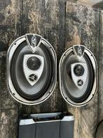 Rockford speakers inc 2 versterkers (Steg k202), Auto diversen, Autospeakers, Gebruikt, Ophalen of Verzenden