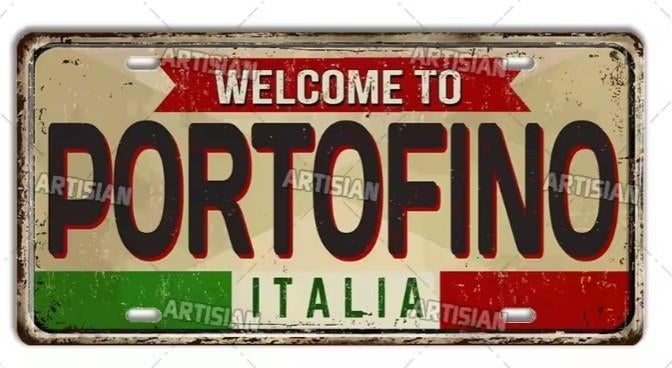 Portofino Italië Nummerbord, Ophalen of Verzenden, Nieuw