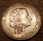 Rijksdaalder koningin Juliana 1960 met klop, Koningin Juliana, Zilver, Ophalen of Verzenden, Losse munt