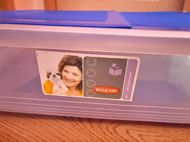 Curver Onder Bed Opbergbox 2stuks, Huis en Inrichting, Woonaccessoires | Kisten, Gebruikt, Minder dan 50 cm, 50 tot 75 cm, 50 tot 100 cm