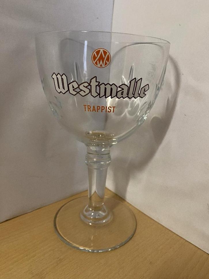 Westmalle bierglas 33cl Trappist, Verzamelen, Biermerken, Zo goed als nieuw, Glas of Glazen, Overige merken, Ophalen of Verzenden