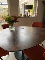 Movani Piedra Tafel - Druppelmodel, Zo Goed Als Nieuw., Huis en Inrichting, Tafels | Eettafels, 100 tot 150 cm, Ophalen of Verzenden