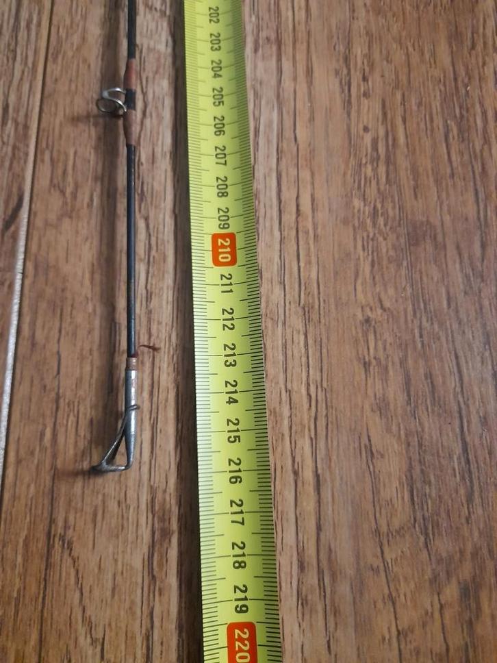 VLIEGVIS WERPHENGEL 2 DELIG 2,1 METER, Watersport en Boten, Hengelsport | Vliegvissen, Zo goed als nieuw, Werphengel, Ophalen of Verzenden