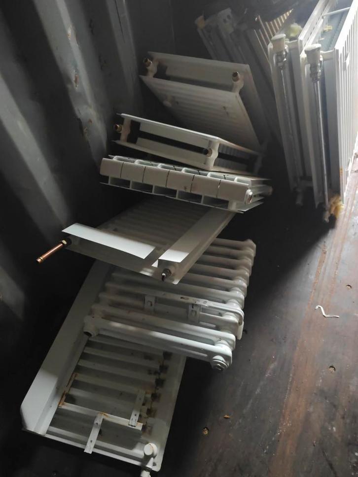 Partij Radiatoren - Diverse Afmetingen, Doe-het-zelf en Verbouw, Verwarming en Radiatoren, Gebruikt, Radiator, 800 watt of meer