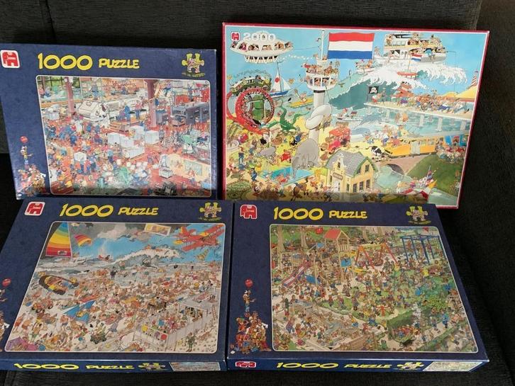 Jan van Haasteren puzzels, Hobby en Vrije tijd, Denksport en Puzzels, Gebruikt, Legpuzzel, 500 t/m 1500 stukjes, Ophalen of Verzenden