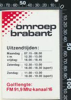 Sticker: Omroep Brabant - Programmering, Film, Tv of Omroep, Ophalen of Verzenden