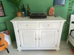 Brocante commode witte kast brocant lade en deuren, Ophalen, Gebruikt