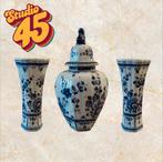 Delfts Blauw Vaas Set, Ophalen of Verzenden