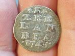 Zeelandia, 2 stuiver 1745, zilver (4), Postzegels en Munten, Munten | Nederland, Ophalen of Verzenden, Vóór koninkrijk, Zilver
