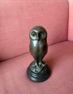 Bronzen uil sculptuur - Milo Bronzen Garantie Paris, Antiek en Kunst, Ophalen of Verzenden