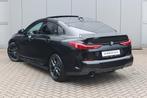 BMW 2 Serie Gran Coupé 218i High Executive M Sport Automaat, Gebruikt, 1350 kg, Leder en Stof, Zwart